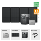 Preview: ECOFLOW 2 x 400W Rigid Solar Panel + Delta Max (2000) + Micro Inverter 800W