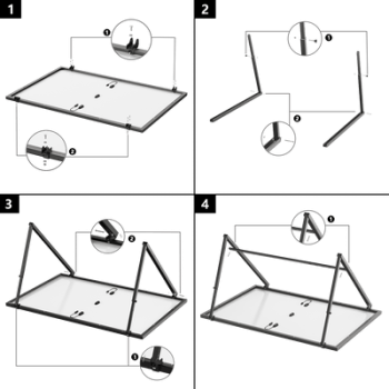 ECOFLOW Adjustable Ground & Suspended Solar Bracket wheel